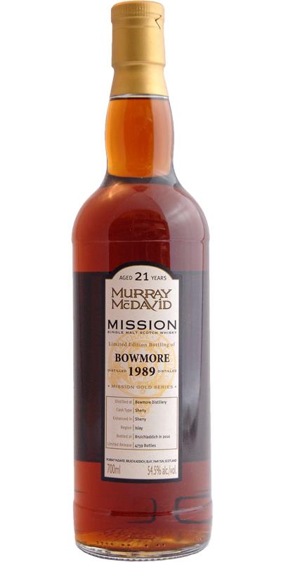 Bowmore 1989 MM Mission Gold