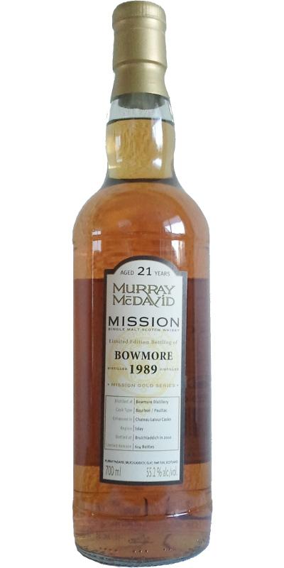 Bowmore 1989 MM Mission Gold