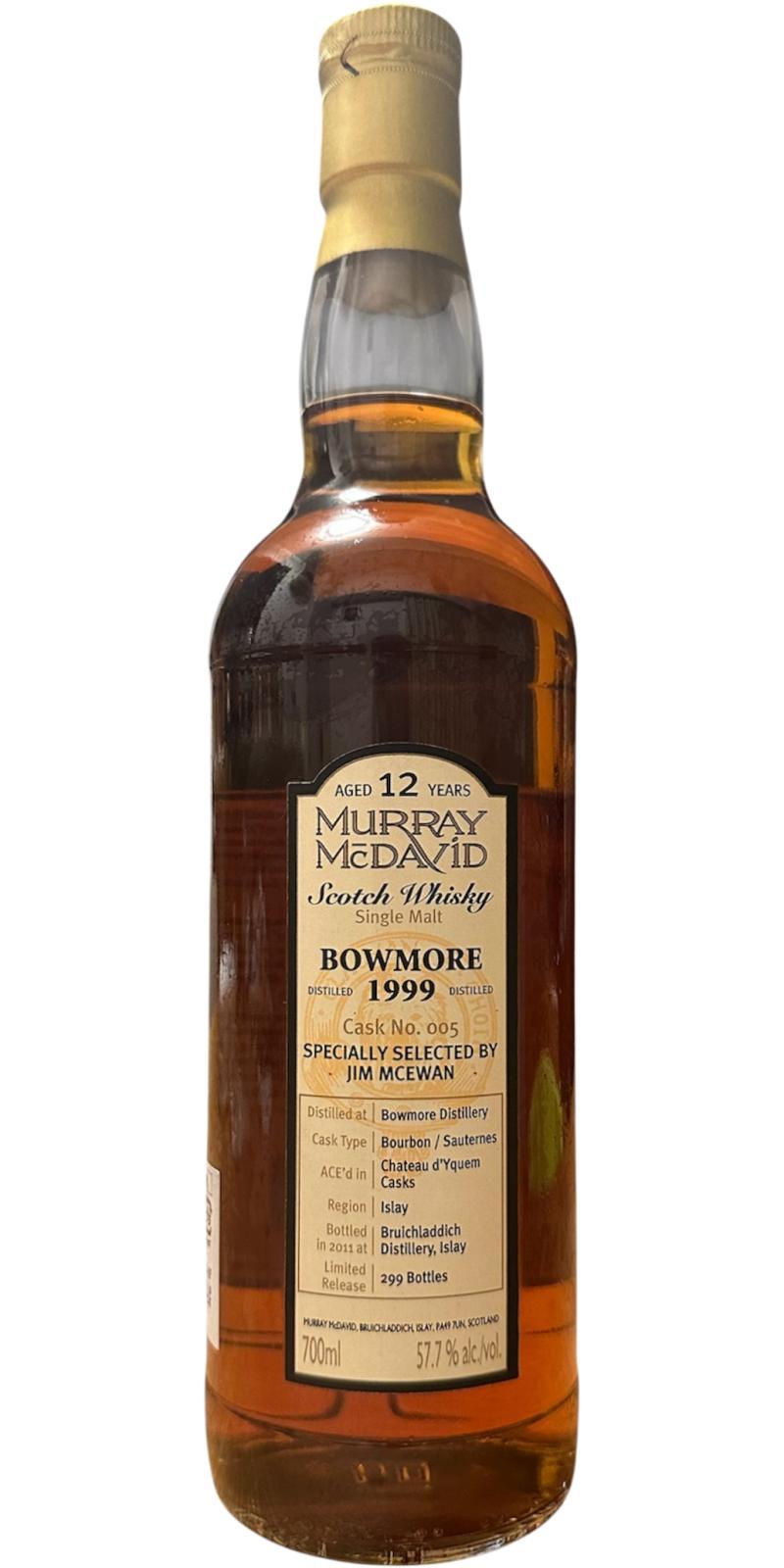 Bowmore 1999 MM Specially Selected by Jim Mcewan