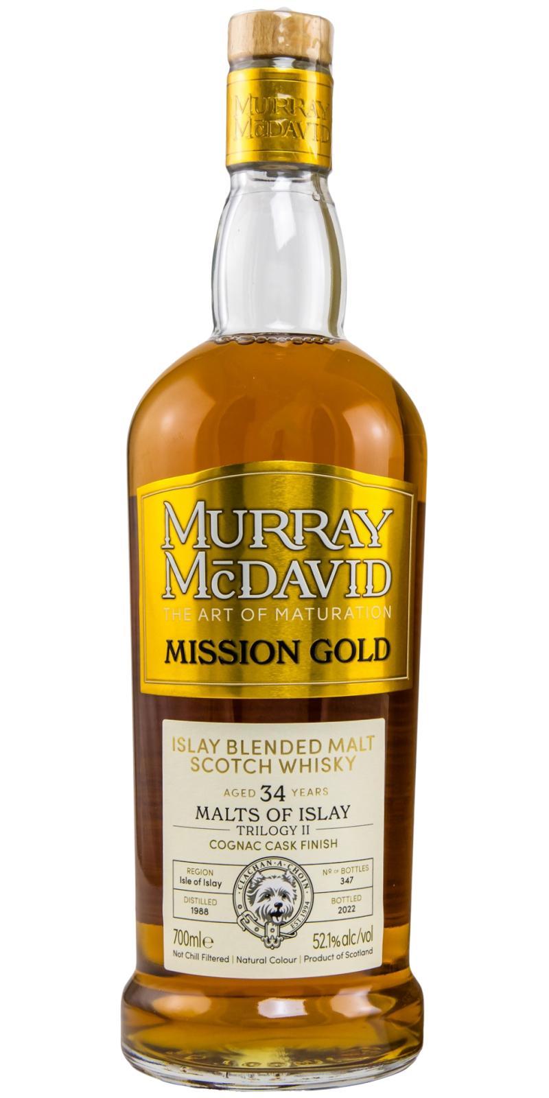 Islay Blended Malt Scotch Whisky 1988 MM Mission Gold - Trilogy II