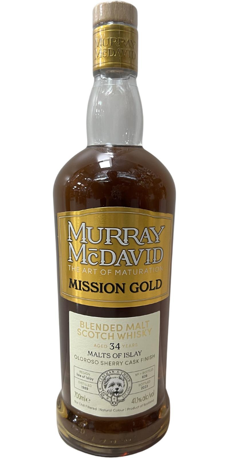 Malts of Islay 1989 MM Mission Gold