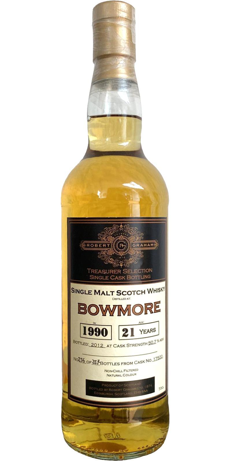 Bowmore 1990 RG Treasurer Selection