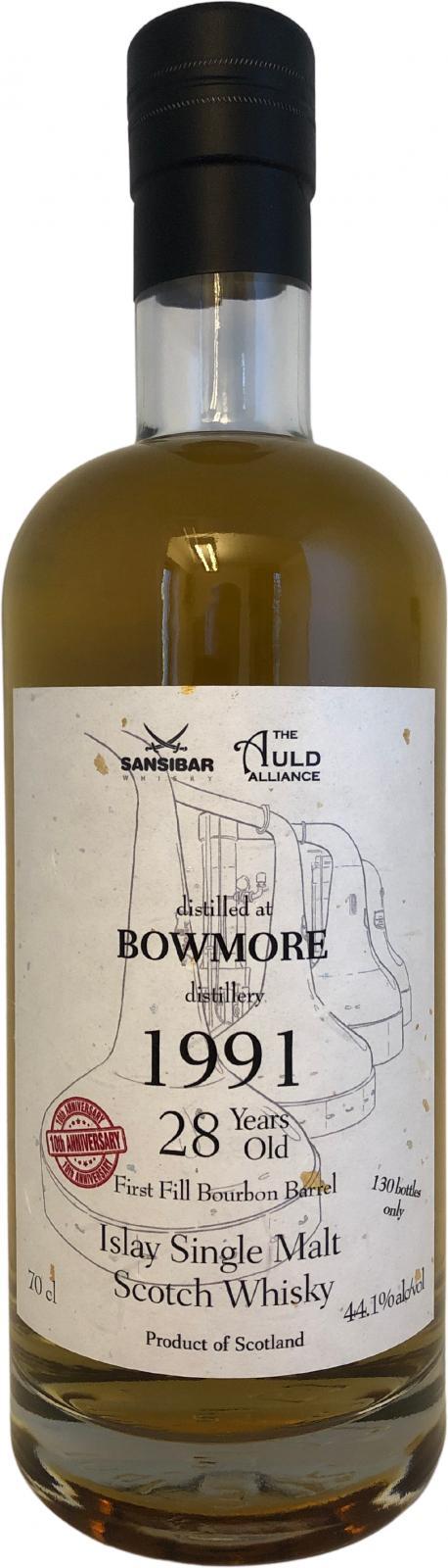 Bowmore 1991 Sb The Auld Alliance