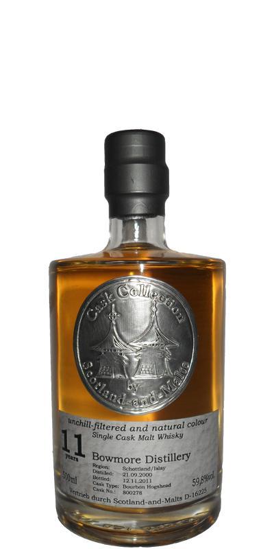Bowmore 2000 SaM Cask Collection