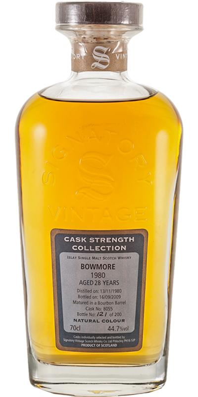 Bowmore 1980 SV Cask Strength Collection