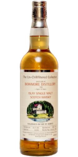 Bowmore 1985 SV The Un-Chillfiltered Collection - Waldhaus am See