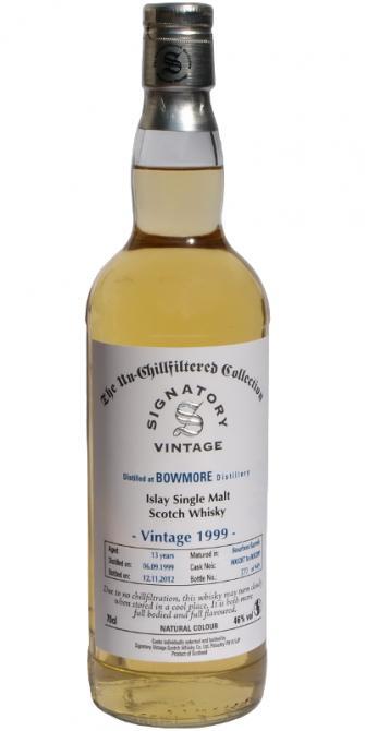 Bowmore 1999 SV The Un-Chillfiltered Collection