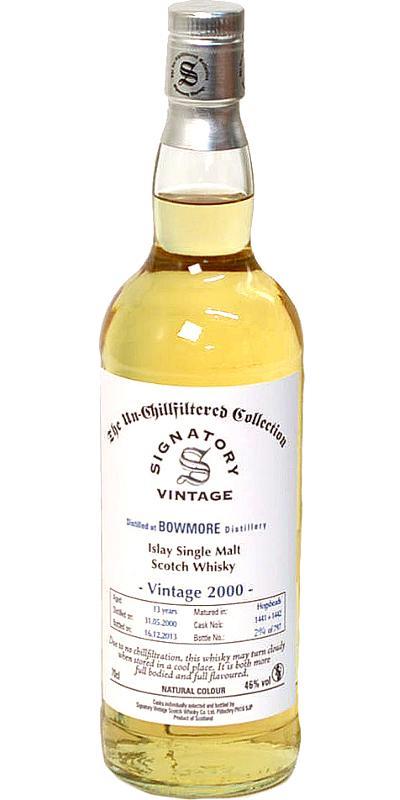 Bowmore 2000 SV The Un-Chillfiltered Collection