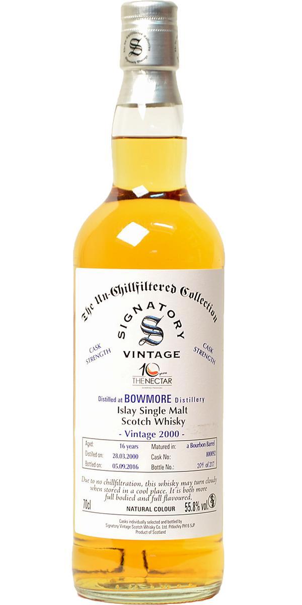 Bowmore 2000 SV The Un-Chillfiltered Collection
