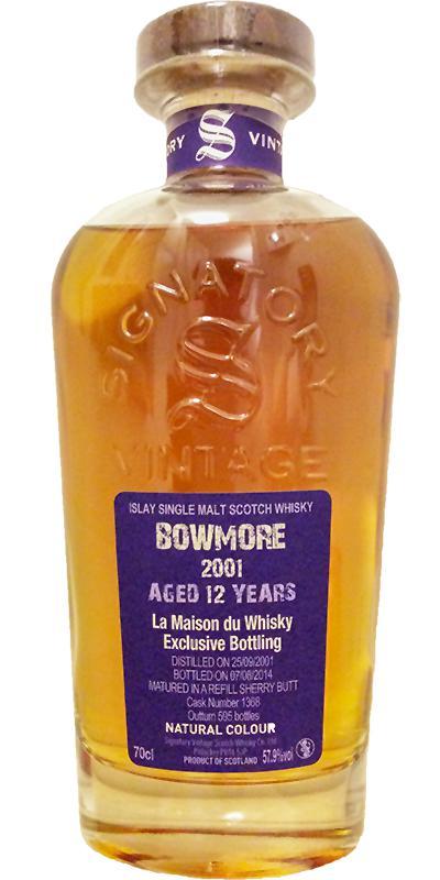 Bowmore 2001 SV Cask Strength Collection