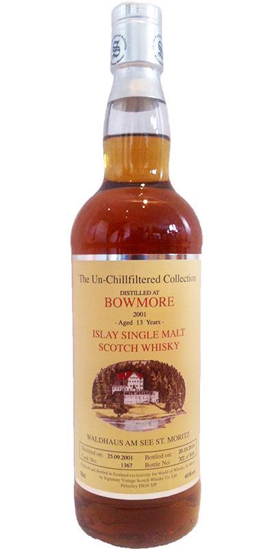 Bowmore 2001 SV The Un-Chillfiltered Collection