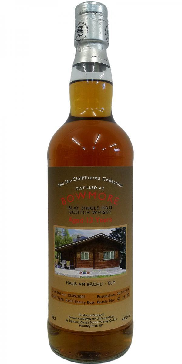 Bowmore 2001 SV The Un-Chillfiltered Collection