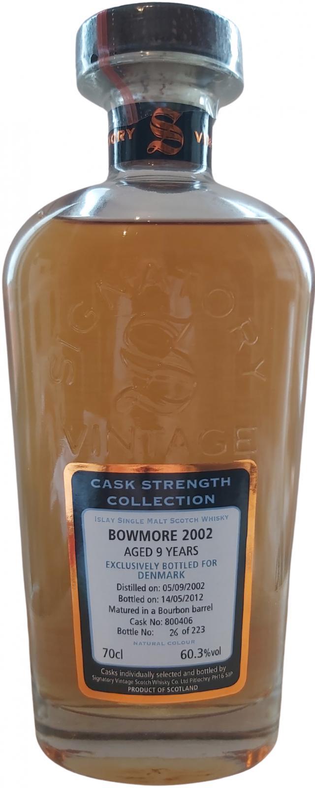 Bowmore 2002 SV Cask Strength Collection