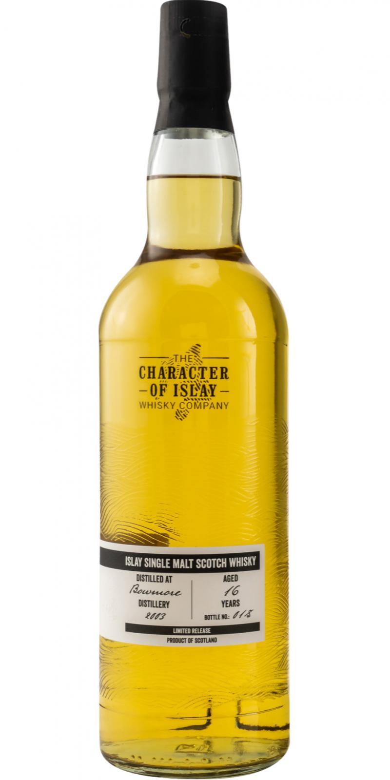 Bowmore 2003 TCIWC The Stories of Wind and Wave