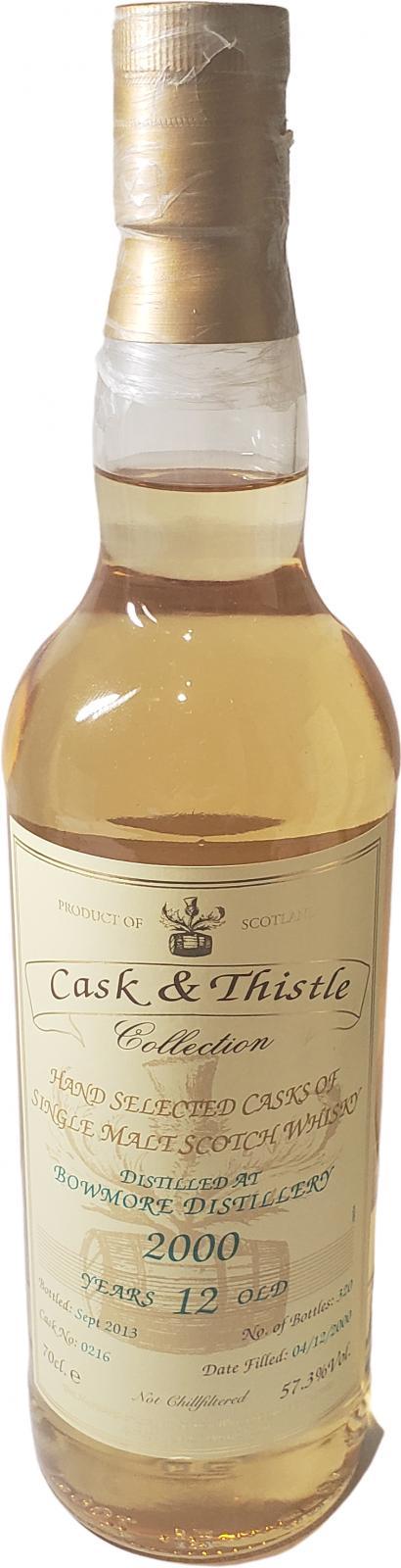 Bowmore 2000 H&I Cask & Thistle Collection