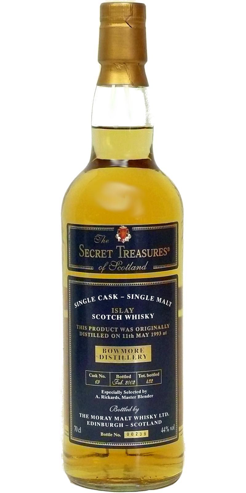 Bowmore 1993 TMMW The Secret Treasures of Scotland