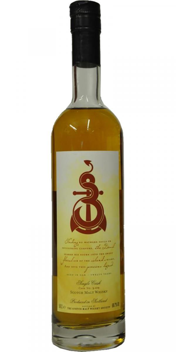 Bowmore 1992 SMWS 3.109 writers & designers label - 26 Malts