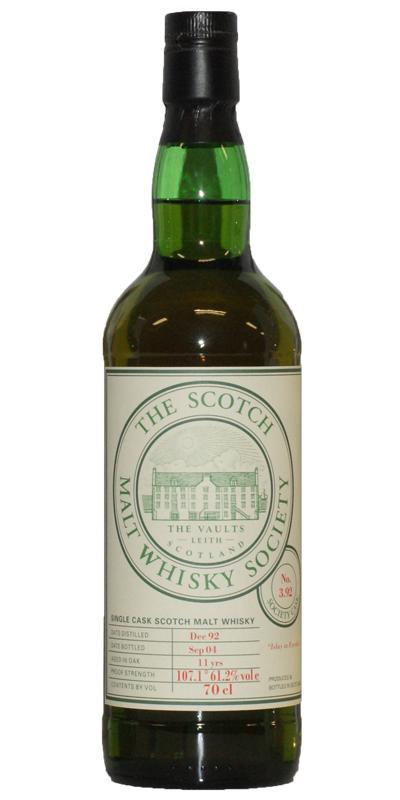 Bowmore 1992 SMWS 3.92 Islay in Excelsis