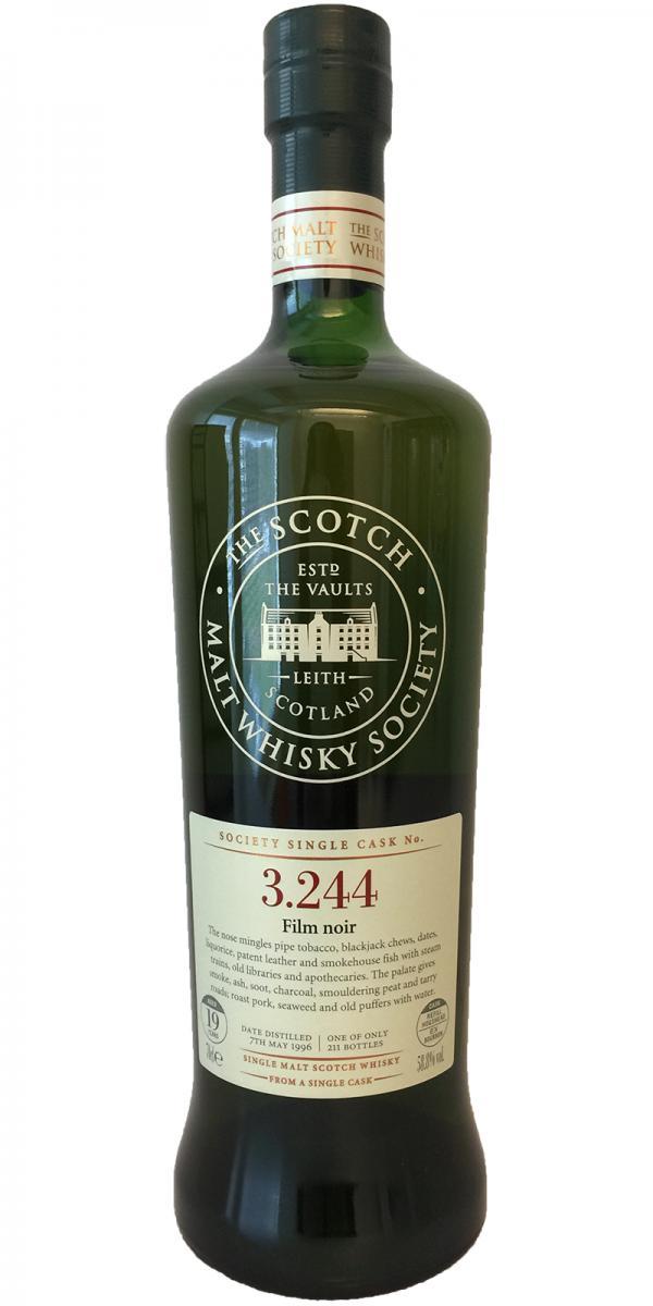 Bowmore 1996 SMWS 3.244 Film noir