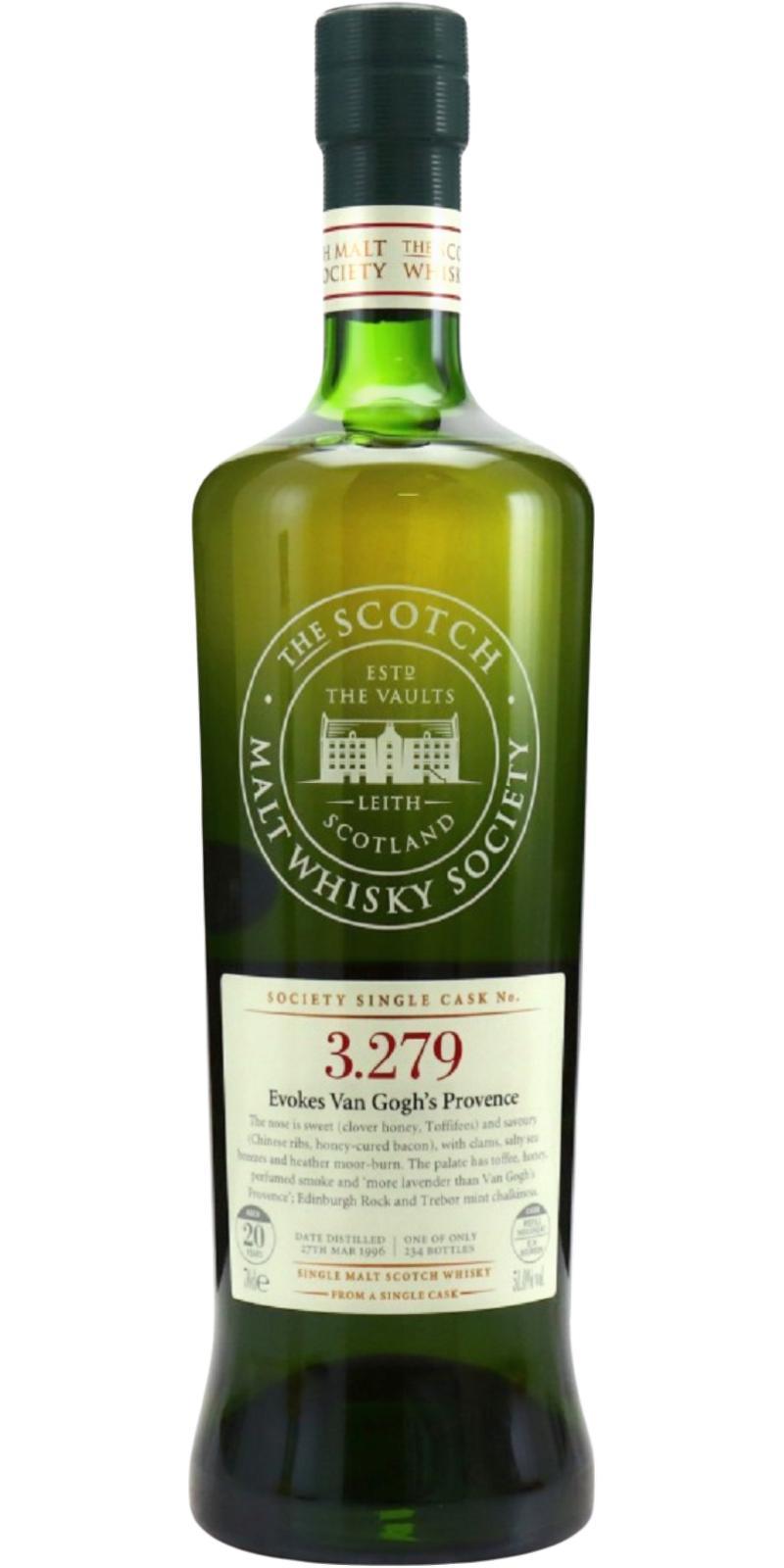 Bowmore 1996 SMWS 3.279 Evokes Van Gogh’s Provence