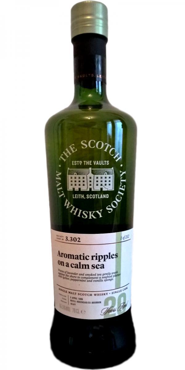 Bowmore 1996 SMWS 3.302 Aromatic ripples on a calm sea