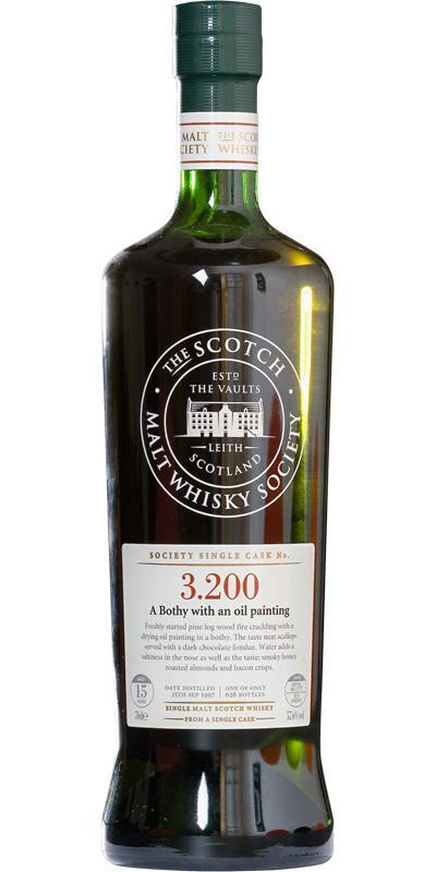 Bowmore 1997 SMWS 3.200 A Bothy with an oil painting