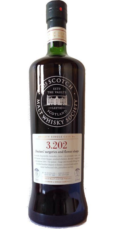 Bowmore 1997 SMWS 3.202 Doctors' surgeries and flower shops