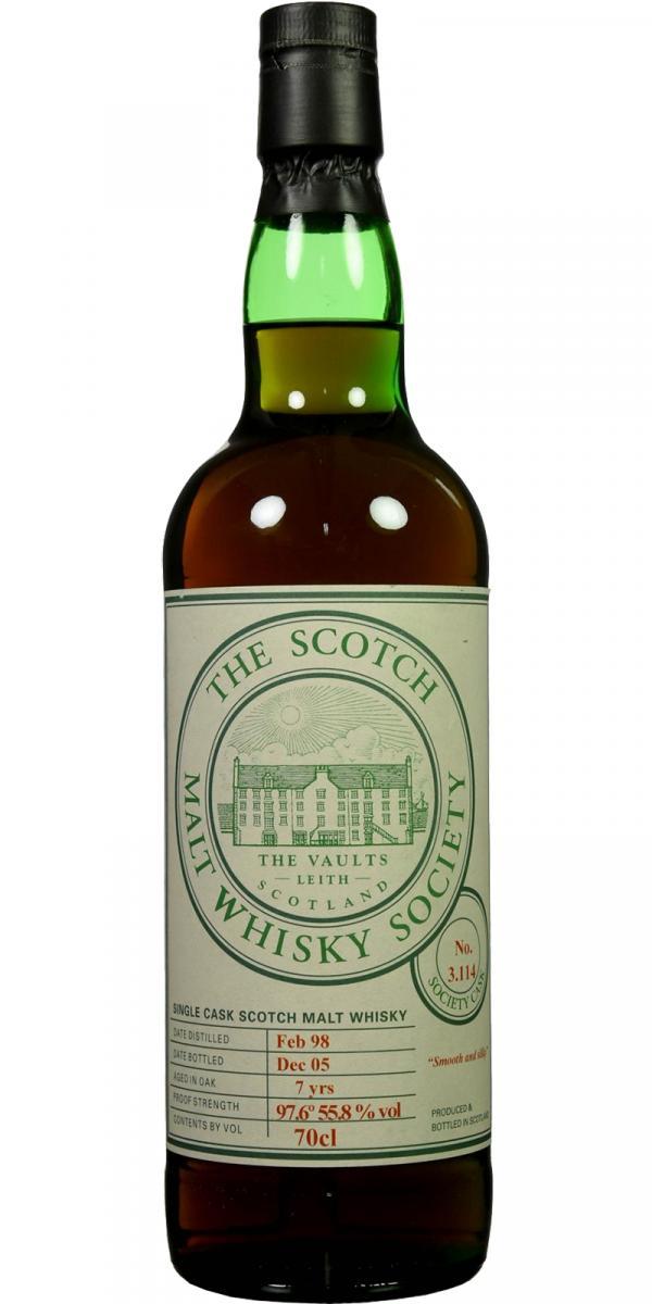 Bowmore 1998 SMWS 3.114 Smooth and silky