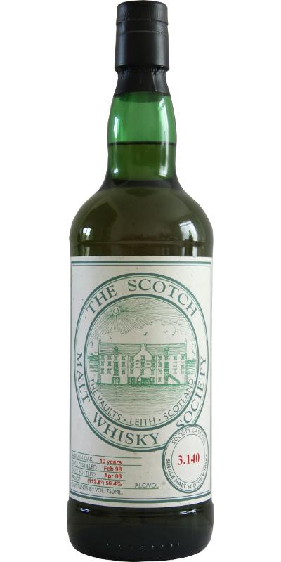 Bowmore 1998 SMWS 3.140 Intrigue, love and danger