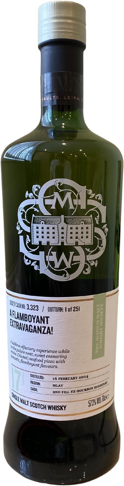 Bowmore 2004 SMWS 3.323 A Flamboyant Extravaganza!