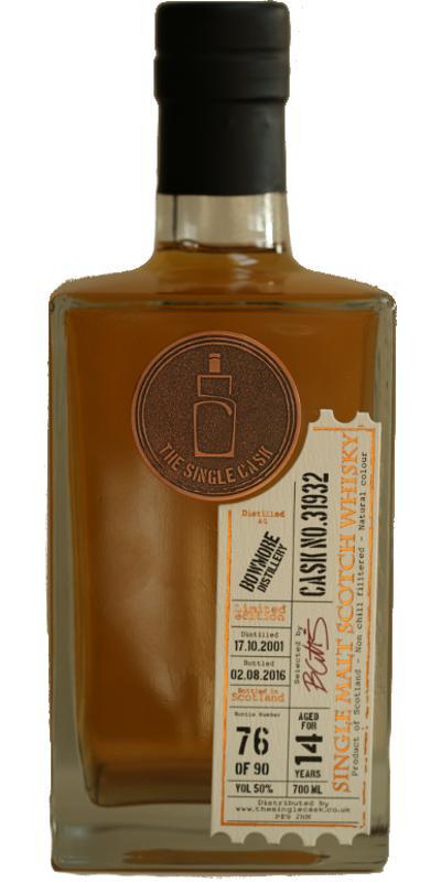 Bowmore 2001 TSCL The Single Cask