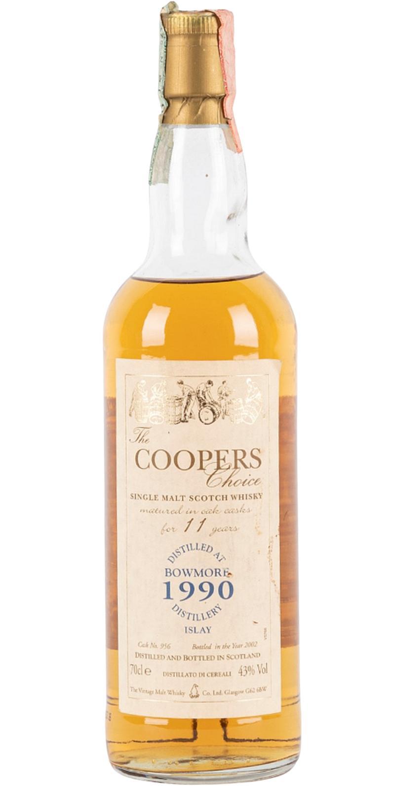 Bowmore 1990 VM The Cooper's Choice