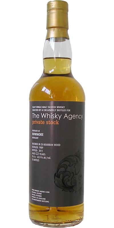 Bowmore 1989 TWA Private Stock