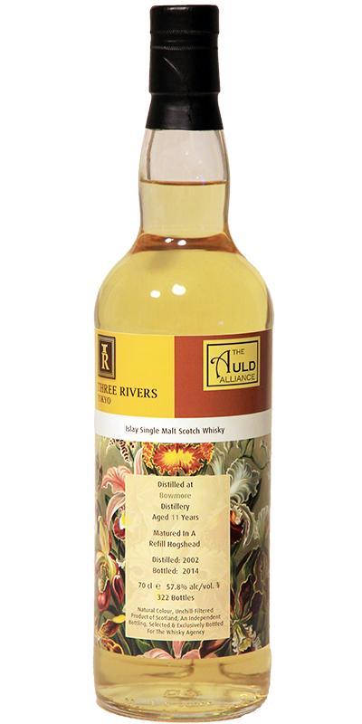 Bowmore 2002 TWA Joint bottling with The Auld Alliance Singapore and Three Rivers Tokyo