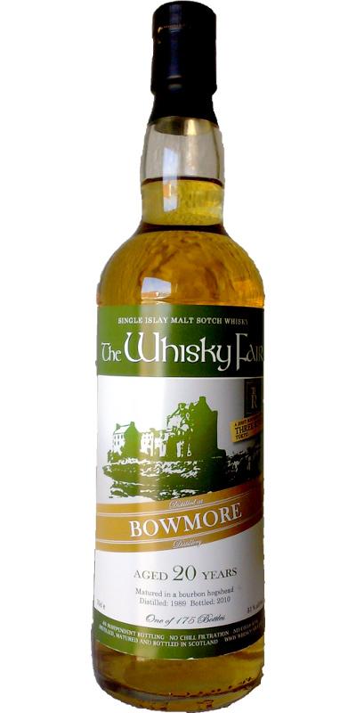 Bowmore 1989 WF with Three Rivers Tokyo