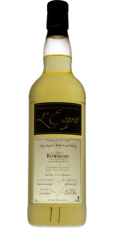 Bowmore 2002 WRh L'Esprit - Single Cask Collection