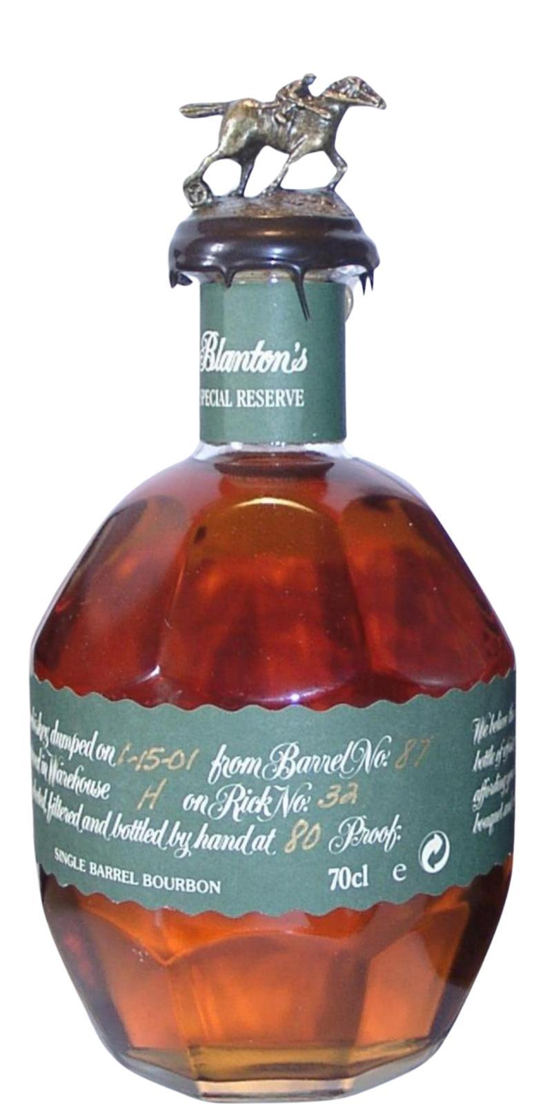 Blanton's 2001 Single Barrel Bourbon