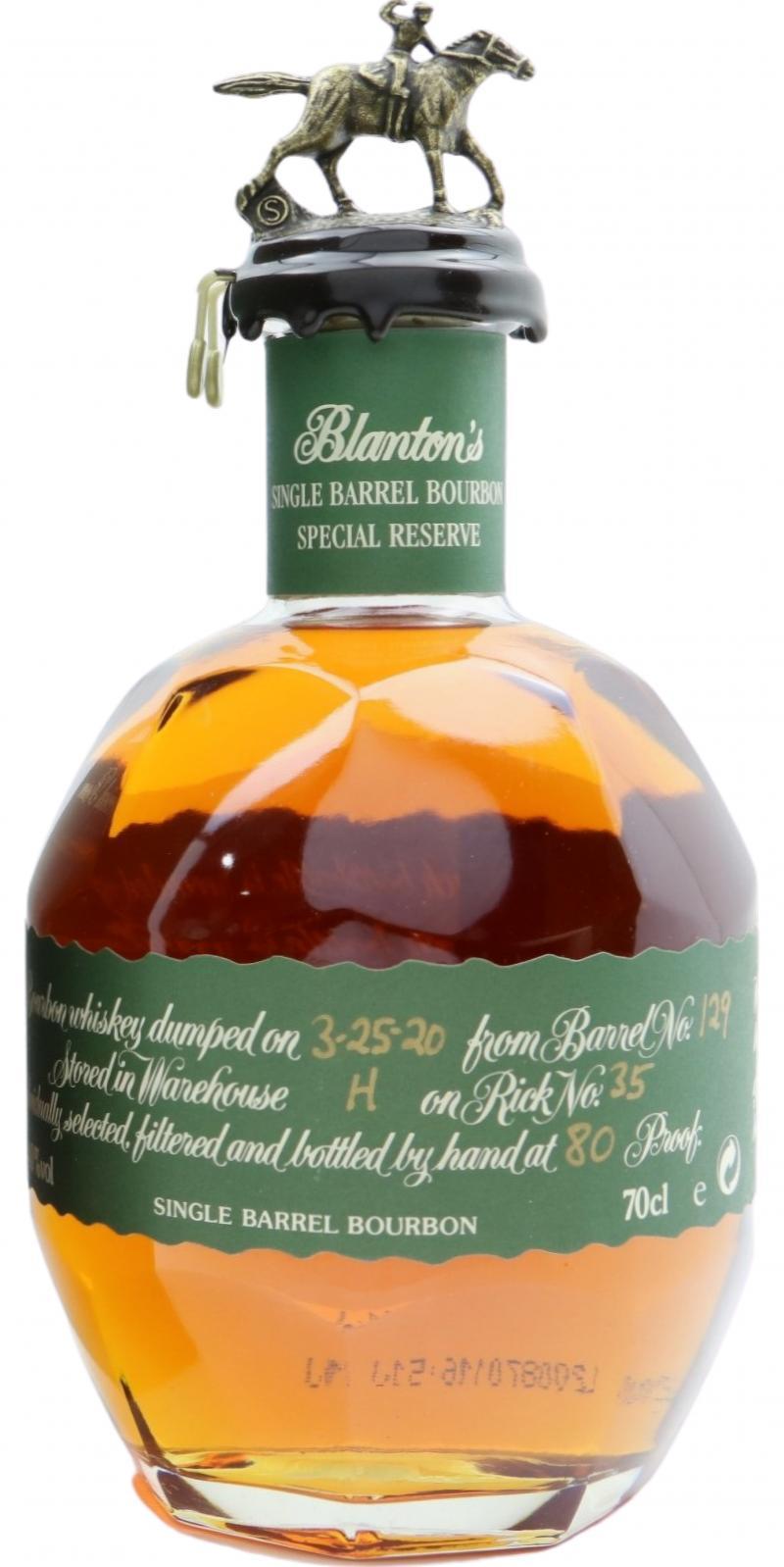 Blanton's Single Barrel Special Reserve