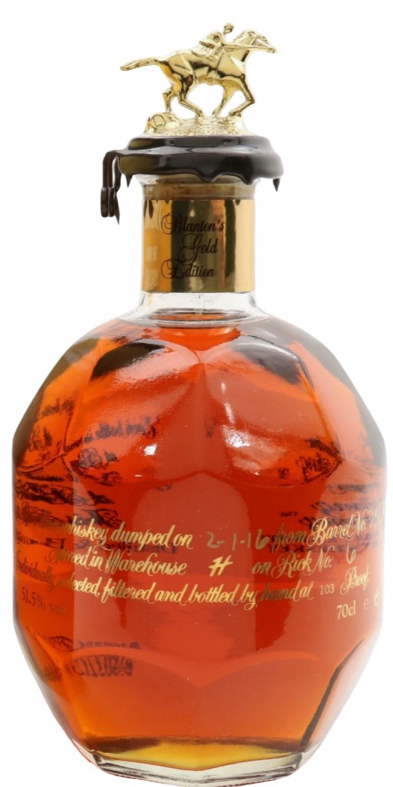 Blanton's Single Barrel Gold Edition