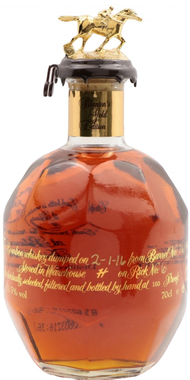 Blanton's Single Barrel Gold Edition