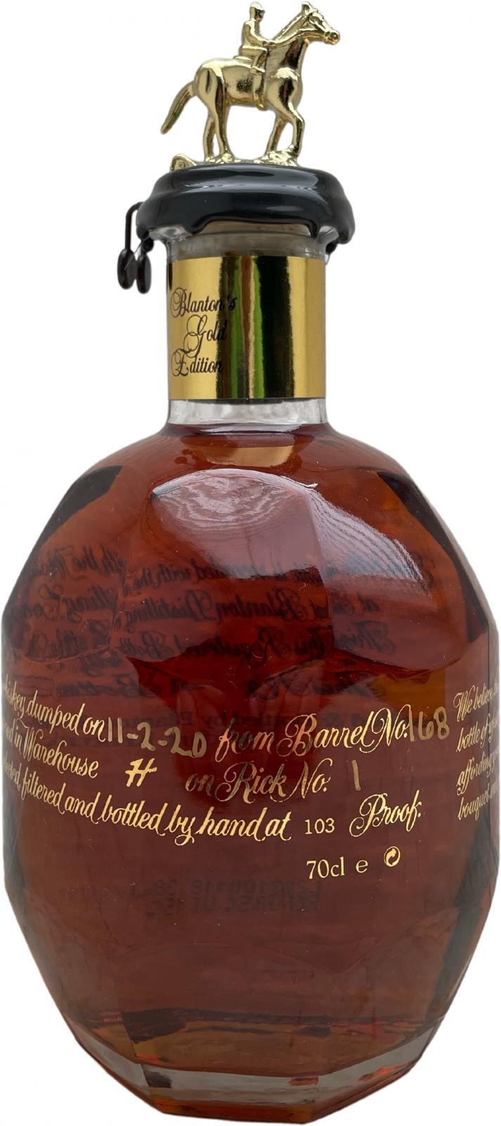 Blanton's Single Barrel Gold Edition