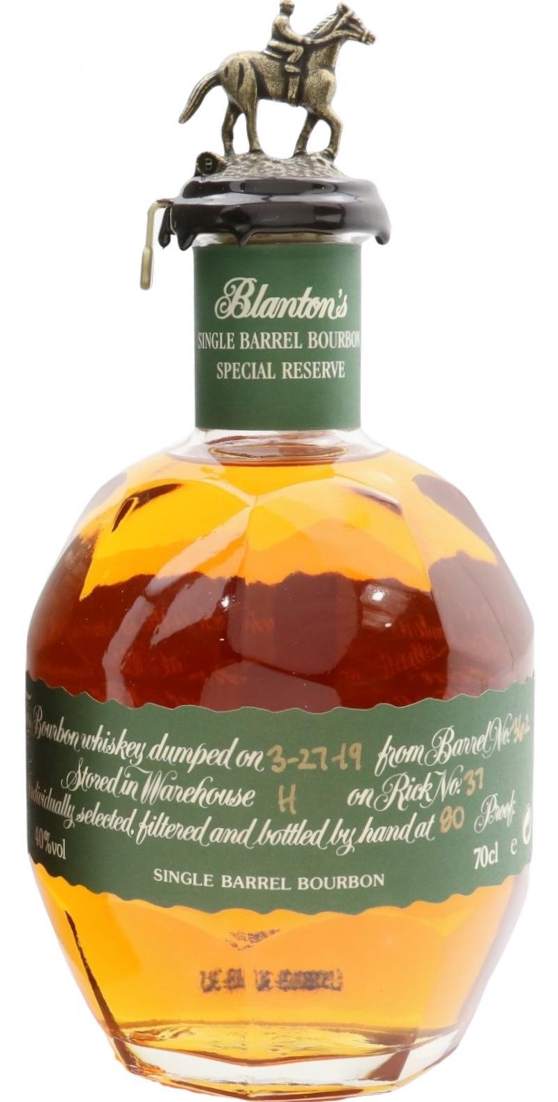 Blanton's Single Barrel Special Reserve