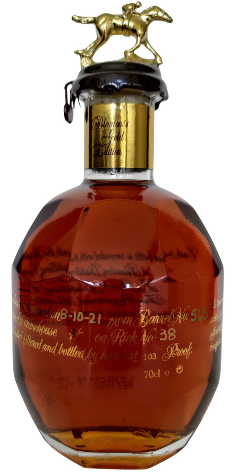 Blanton's Single Barrel Gold Edition