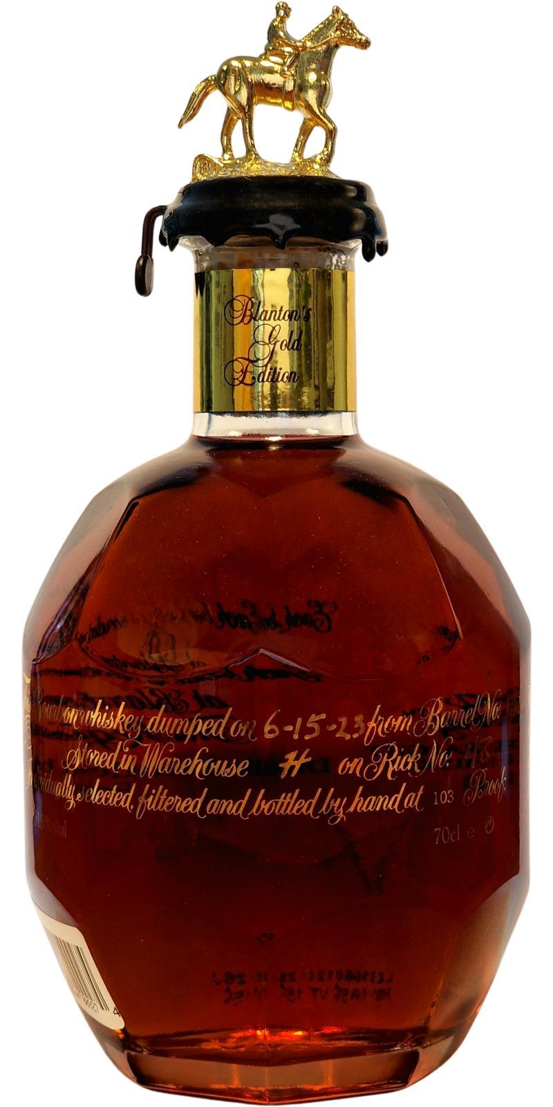 Blanton's Single Barrel Gold Edition