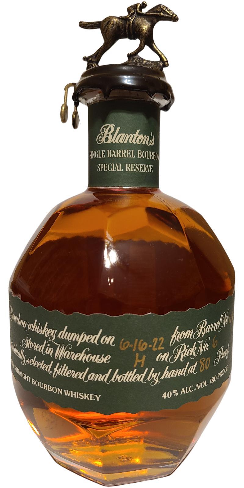 Blanton's Single Barrel Special Reserve
