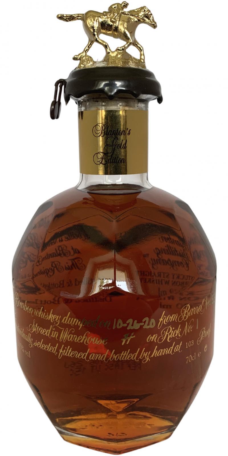 Blanton's Single Barrel Gold Edition