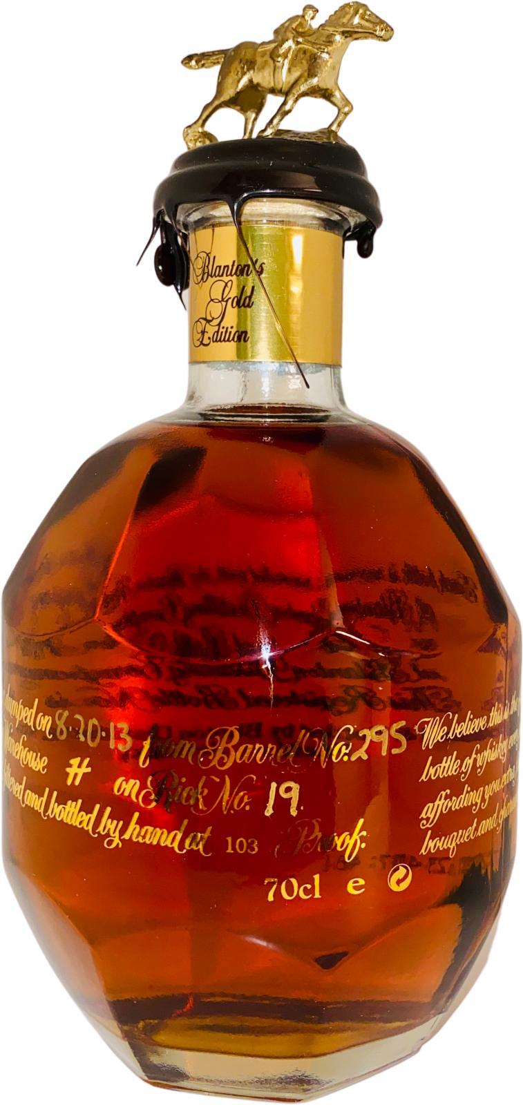 Blanton's Single Barrel Gold Edition