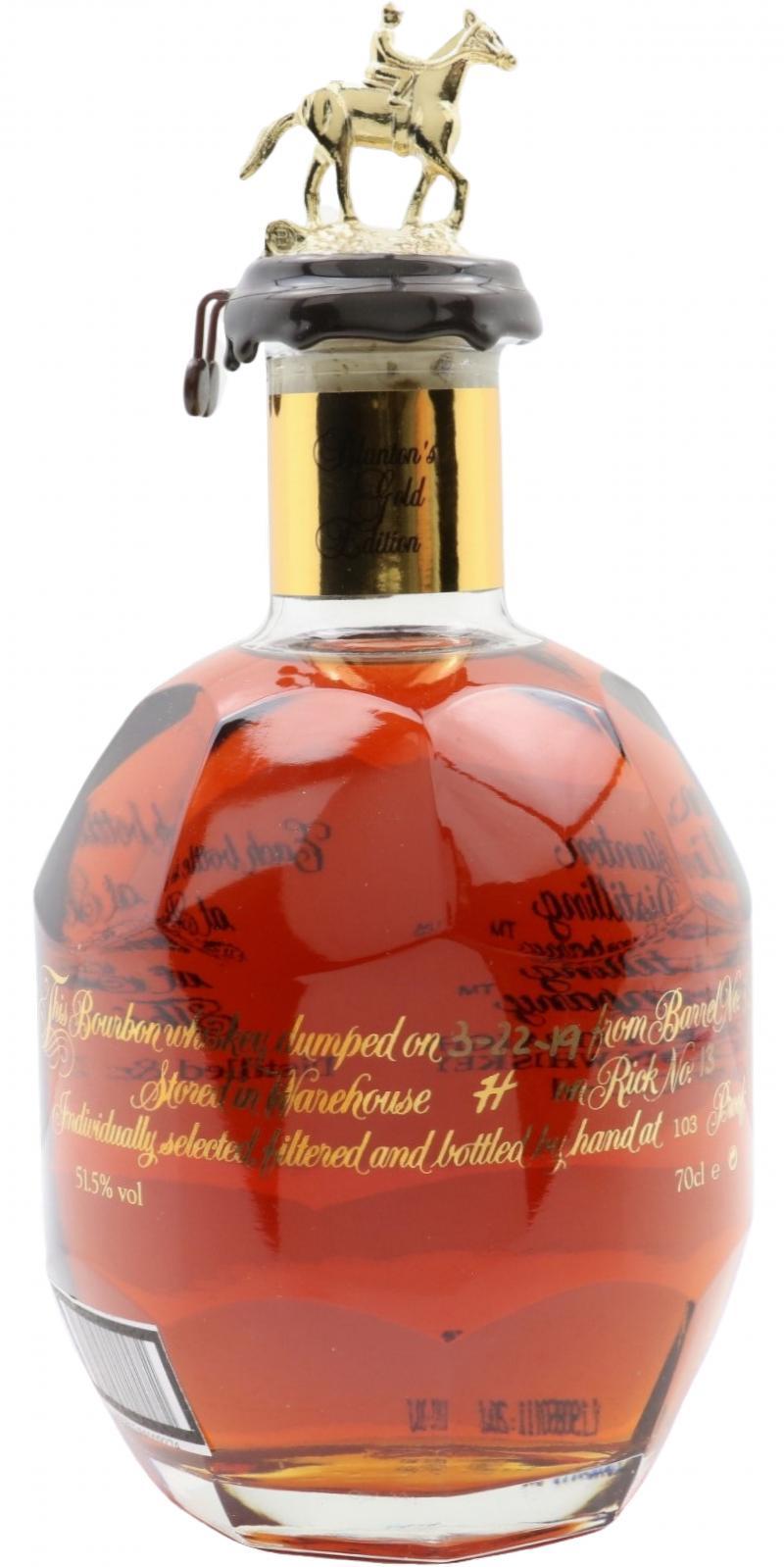 Blanton's Single Barrel Gold Edition
