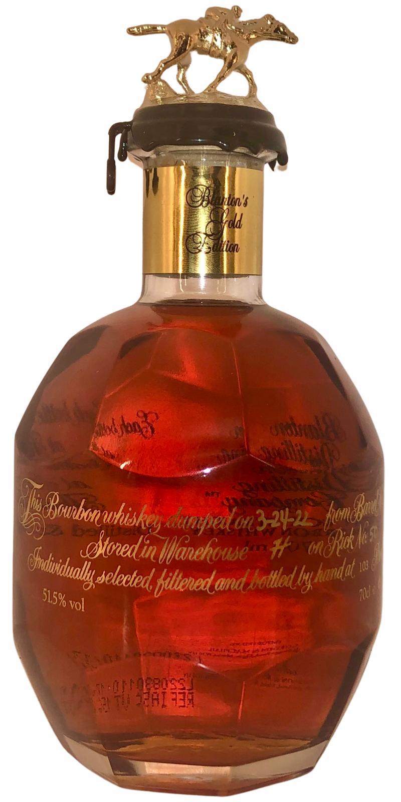 Blanton's Single Barrel Gold Edition