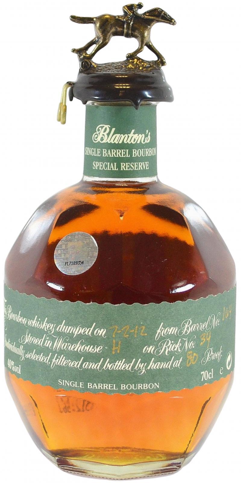 Blanton's Single Barrel Special Reserve